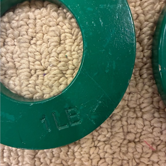 Logest Fractional Olympic Plates (Set of 2) 1 Pound - Picture 2 of 3